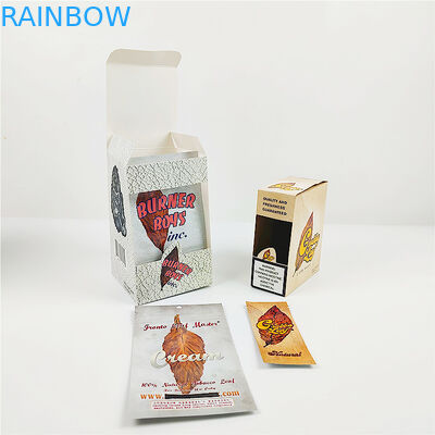 Το προσαρμοσμένο λογότυπο τύπωσε τα κιβώτια εγγράφου της Kraft φύλλων Grabba κιβωτίων εγγράφου για το φύλλο Grabba