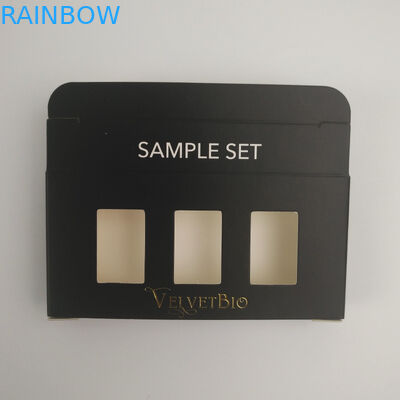 Συνήθειας λογότυπων χρυσό φύλλων αλουμινίου UV τυπωμένο ορθογώνιο σωλήνων συσκευάζοντας κιβώτιο εγγράφου χαρτονιού καλλυντικό για τη φροντίδα δέρματος ορών ουσίας