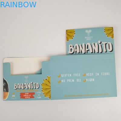 Συνήθεια που διπλώνει το κιβώτιο επίδειξης δακρυ'ων χαρτοκιβωτίων χαρτονιού μακριά, ζαρωμένο συσκευάζοντας κιβώτιο εγγράφου πρόχειρων φαγητών χαρτονιού PDQ αντίθετο λιανικό