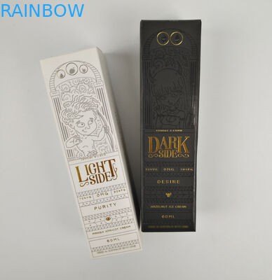 Συνήθειας χονδρικό πτυσσόμενο μικρό μαύρο πολυτέλειας καυτό σφράγισης χρυσό φύλλων αλουμινίου κιβώτιο εγγράφου δώρων καλλυντικό συσκευάζοντας