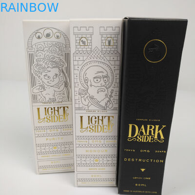 Συνήθειας χονδρικό πτυσσόμενο μικρό μαύρο πολυτέλειας καυτό σφράγισης χρυσό φύλλων αλουμινίου κιβώτιο εγγράφου δώρων καλλυντικό συσκευάζοντας