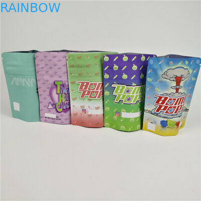 Οι Resealable τσάντες απόδειξης μυρωδιάς 3.5g Mylar συγκολλούν CMYK με θερμότητα