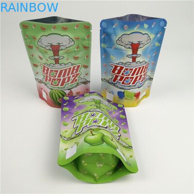 Resealable ζιζανίων Mylar βοτανική τσάντα MOPP Mylar απόδειξης μυρωδιάς θυμιάματος συσκευάζοντας