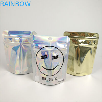 PMS μυρωδιάς απόδειξης ζιζανίων Mylar τοποθετημένες σε στρώματα CBD Ziplock τσαντών φύλλο αλουμινίου τσάντες