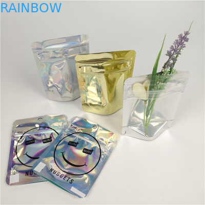 SGS 200g Ziplock απόδειξης μυρωδιάς τσάντα πλαστικό CMYK με το παράθυρο