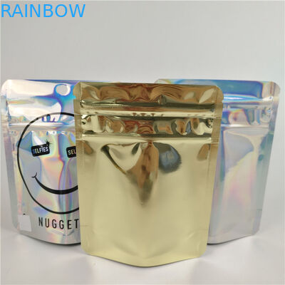 Zipock 300g Resealable αργιλίου φύλλων αλουμινίου Mylar συσκευασία τροφίμων τσαντών εδώδιμη