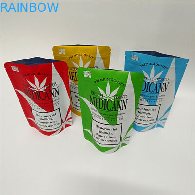 Ziplock τσαντών Mylar απόδειξης μυρωδιάς λουλουδιών μπισκότων ανθεκτική τσάντα ζιζανίων παιδιών