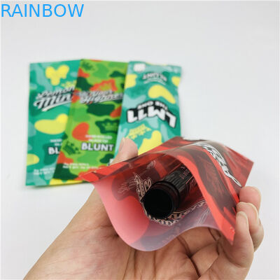 Χαμηλό πούρο κάνναβης MOQ τυπωμένο συνήθεια που τυλίγει τη συσκευασία σακουλών καπνών Grabba τσαντών φερμουάρ Mylar