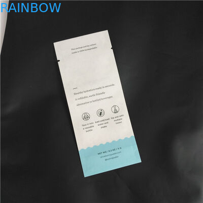 Eco φίλων βιοδιασπάσιμες της Kraft συσκευάζοντας τσάντες καρυκευμάτων σκονών τροφίμων εγγράφου PLA σύνθετες τρεις δευτερεύουσες σακούλες σφραγίδων