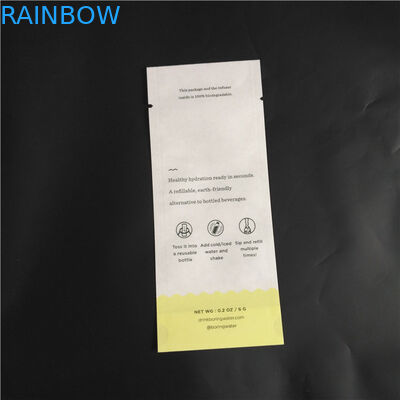 Eco φίλων βιοδιασπάσιμες της Kraft συσκευάζοντας τσάντες καρυκευμάτων σκονών τροφίμων εγγράφου PLA σύνθετες τρεις δευτερεύουσες σακούλες σφραγίδων