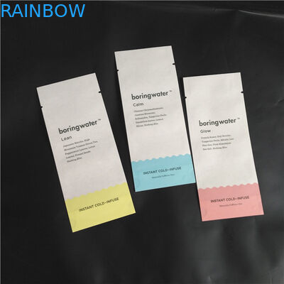 Eco φίλων βιοδιασπάσιμες της Kraft συσκευάζοντας τσάντες καρυκευμάτων σκονών τροφίμων εγγράφου PLA σύνθετες τρεις δευτερεύουσες σακούλες σφραγίδων