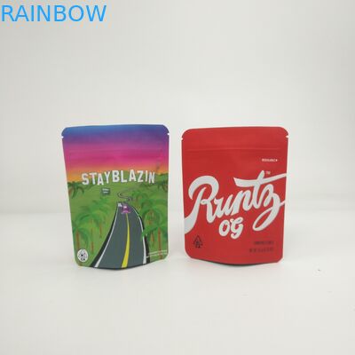 Ελεύθερη στάση μπισκότων δειγμάτων 3.5g 7g 14g 28g 1pound επάνω στις τσάντες για την ελαφριά ομίχλη Runtz Kush καννάβεων κάνναβης CBD