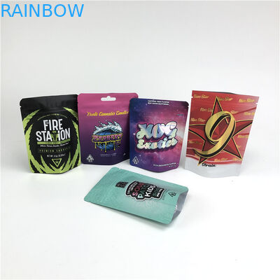 Προσαρμοσμένη μαλακή mylar σακούλα αφής για τη μαλακή σακούλα αφής χορταριών Runtz προϊόντων κάνναβης μπισκότων CBD thc