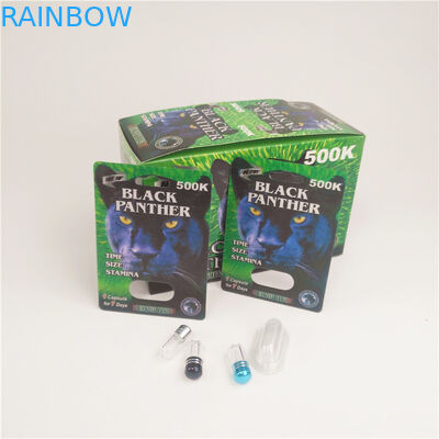 90mic πάνθηρων σεξουαλικές κάρτες εγγράφου ρινοκέρων 3K 7K καρτών χαπιών τρισδιάστατες