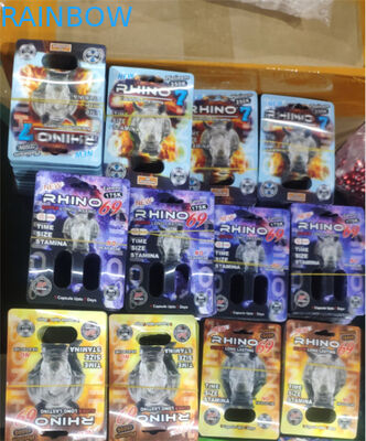 Διπλή τρύπα 89X127mm FDA τρισδιάστατες πλαστικές κάρτες για το ρινόκερο 7