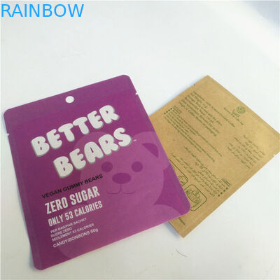 VMPET 1.2C συσκευάζοντας τσάντα Cmyk πρόχειρων φαγητών της Νέας Υόρκης 1.5C επίπεδη για την καραμέλα μπισκότων