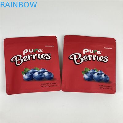 Συσκευάζοντας σακούλα φύλλων αλουμινίου κλειδαριών φερμουάρ τσαντών 3.5g Cbd λουλουδιών καννάβεων BOPP VMPET 1/8oz