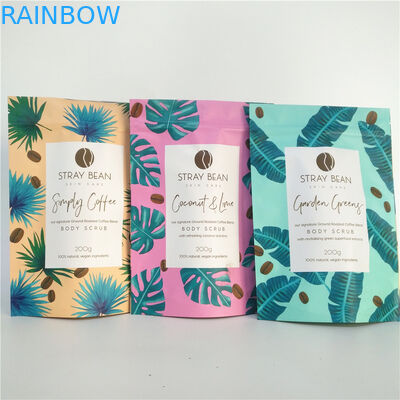 Αλατισμένη συσκευάζοντας σακούλα Mylar φύλλων αλουμινίου αργιλίου τσαντών 100g 200g λουτρών μεταλλινών OPP vmpet