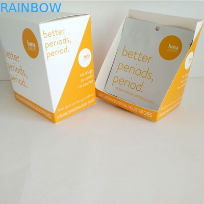 Το PVC CPP BOPP VMPET συγκολλά τις επίπεδες τσάντες Cmyk με το κιβώτιο επίδειξης με θερμότητα