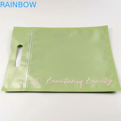 Επαναχρησιμοποιήσιμες πλαστικές τσάντες CYMK MOPP φερμουάρ FDA Gravnre 150mic για το εσώρουχο