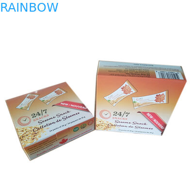 Συσκευάζοντας πίνακας ελεφαντόδοντου κιβωτίων 350G εγγράφου επίδειξης πρόχειρων φαγητών ISO CMYK vmpet