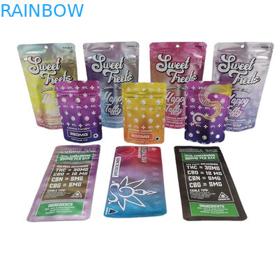 SGS 120mic MOPP ανθεκτική καραμέλα Edibles τσαντών 500mg VMPET Mylar παιδιών