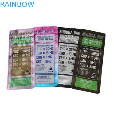 SGS 120mic MOPP ανθεκτική καραμέλα Edibles τσαντών 500mg VMPET Mylar παιδιών