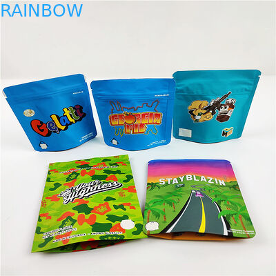 Συσκευάζοντας σακούλες τσαντών 3.5g CBD Mylar απόδειξης μυρωδιάς μπισκότων FSC BSCI CMYK