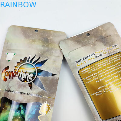 Συσκευάζοντας σακούλες τσαντών 3.5g CBD Mylar απόδειξης μυρωδιάς μπισκότων FSC BSCI CMYK