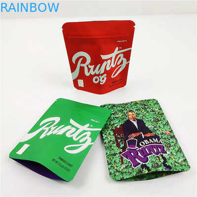 SGS 100mic CMYK βιοδιασπάσιμες τσάντες Resealable VMPET MOPP απόδειξης μυρωδιάς