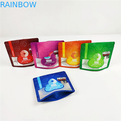 Gravure 3.SA8000 QS CBD σαφείς τσάντες Mylar μεταλλινών σακουλών 100mic απόδειξης μυρωδιάς εκτύπωσης