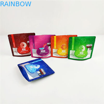 SGS 14g CBD Gummy Mylar φύλλων αλουμινίου απόδειξης μυρωδιάς συσκευάζοντας τσάντα τσαντών 80mic
