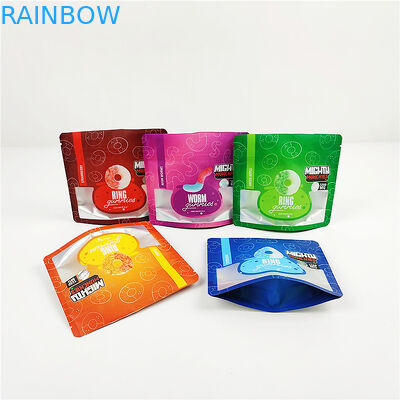 συσκευάζοντας τσάντα μεταλλινών CBD Mylar τσαντών FSC 28g 80mic 1/4oz CMYK Mylar