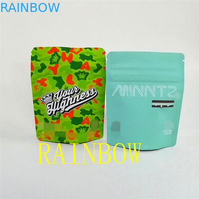 3.5g μαλακές τσάντα φερμουάρ απόδειξης παιδιών μεταλλινών αφής μαύρες συσκευάζοντας/στάση ζιζανίων επάνω στη συσκευάζοντας τσάντα σακουλών