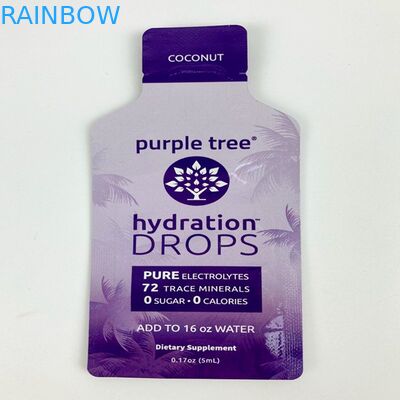 Ψηφιακό εκτύπωσης συνήθειας μορφής μικρό πλαστικό επίπεδο σακούλι φυστικοβουτύρου σακουλών πρόχειρων φαγητών καραμελών τσαντών CBD Gummy