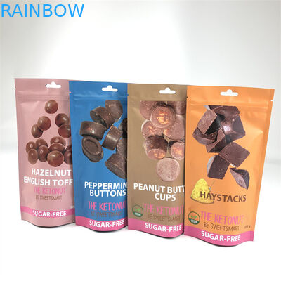 Στάση φερμουάρ CMYK 110mic επάνω στις τσάντες Mylar απόδειξης παιδιών κάνναβης Edibles σακουλών