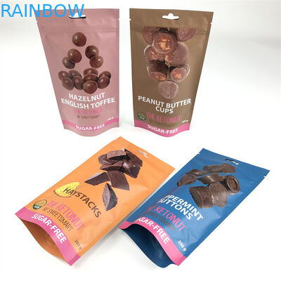 Στάση φερμουάρ CMYK 110mic επάνω στις τσάντες Mylar απόδειξης παιδιών κάνναβης Edibles σακουλών