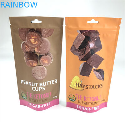 Στάση φερμουάρ CMYK 110mic επάνω στις τσάντες Mylar απόδειξης παιδιών κάνναβης Edibles σακουλών