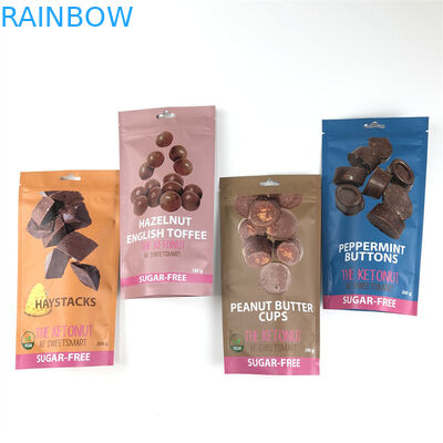 Στάση φερμουάρ CMYK 110mic επάνω στις τσάντες Mylar απόδειξης παιδιών κάνναβης Edibles σακουλών