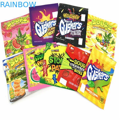 120mic CMYK επαναχρησιμοποιήσιμες φερμουάρ κλειδαριών σακουλών τσάντες Mylar εξόδων παιδιών ανθεκτικές