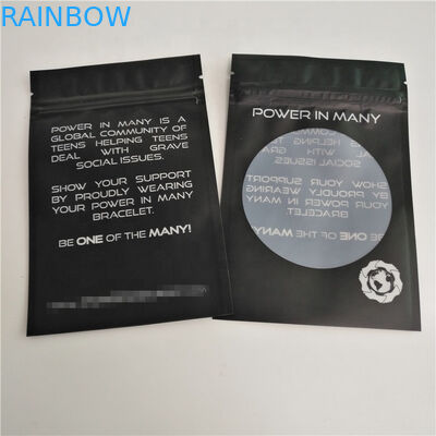 SGS VMPET 10C τσαντών φερμουάρ CMYK Gravnre πλαστικές συσκευάζοντας πλαστικές σακούλες κοσμήματος