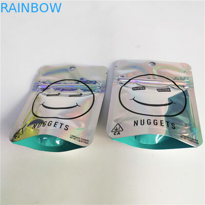 3.5g Cbd βοτανική στιλπνή 12C VMPET Cbd θυμιάματος συσκευάζοντας τσάντα φερμουάρ μεταλλινών