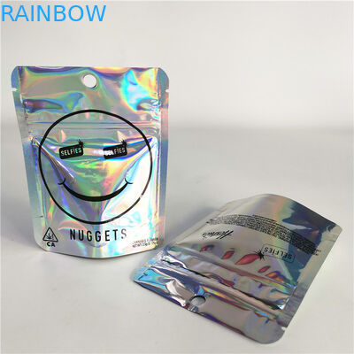 3.5g Cbd βοτανική στιλπνή 12C VMPET Cbd θυμιάματος συσκευάζοντας τσάντα φερμουάρ μεταλλινών