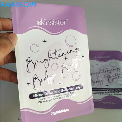 SGS MPET τσαντών πρόχειρων φαγητών Al 0.7C 12C Resealable τοποθετημένη σε στρώματα καλλυντική τσάντα φερμουάρ