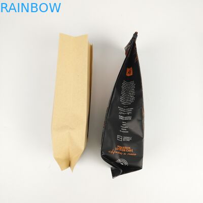 SGS 12C τσαντών συσκευασίας επίπεδων κατώτατων σημείων 200mic CMYK Gusset PE δευτερεύουσα τσάντα φερμουάρ