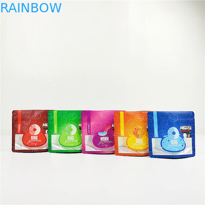 SGS 80mic CMYK βοτανικό θυμίαμα που συσκευάζει την τσάντα Mylar φύλλων αλουμινίου αργιλίου 200g MOPP