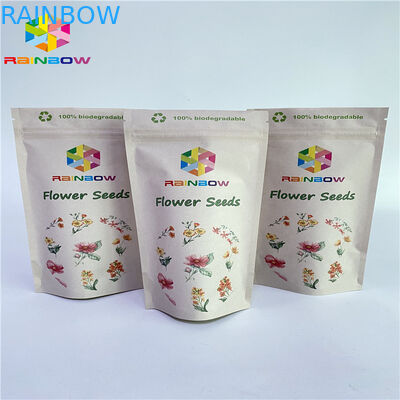 Ziplock εγγράφου PA 1.5c 80mic Kraft συσκευάζοντας τσάντες καρυδιών τσαντών τοποθετημένες σε στρώματα Vmpet