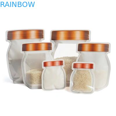 Σακούλες βάζων του Mason για CBD σπόρων CBD λουλουδιών Gummies THC τις Indica σακούλες συσκευασίας φύλλων ανώμαλες με το φερμουάρ