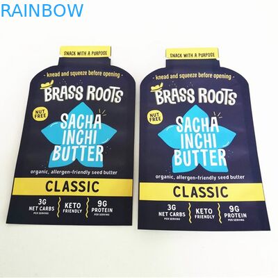 Ψηφιακή τυπωμένων υλών συνήθειας μορφής καρύδων πετρελαίου σακουλιών Mylar σακούλα καραμελών πρόχειρων φαγητών τσαντών τροφίμων επίπεδη για το λουλούδι ζιζανίων