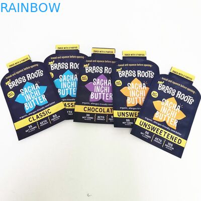 Ψηφιακή τυπωμένων υλών συνήθειας μορφής καρύδων πετρελαίου σακουλιών Mylar σακούλα καραμελών πρόχειρων φαγητών τσαντών τροφίμων επίπεδη για το λουλούδι ζιζανίων